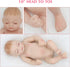 10" Realistic Baby Girl Doll, Silicone Vinyl Reborn with Soft Body and 2 Clothes Sets, Lifelike Newborn Gift for Kids