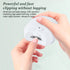 Jocaluyia 2 2 1 Trimmer Electric Automatic Nail Clipper with Light & Speeds, USB Rechargeable Safety Fingernail Cutter