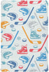 Sports Hockey Fitted Crib Sheet for Boys and Girls, 52 X 28 in, Mini Crib Sheets