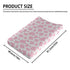 Waterproof Cow Baby Changing Pad Cover, Cozy Cradle Sheets for Infant/Toddler, Lightweight Universal Tray Table Mat