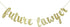 Law School Graduation Banner, Future Lawyer Glitter Gold Banner, Party Decorations (Gold)