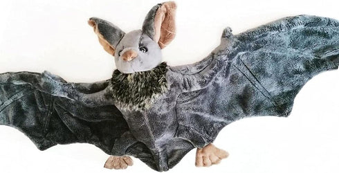 12" Enivtfz Large Bat Plush Toys, Creepy Goth Bat Stuffed Animal Lifelike Bats Plushie Doll Gothic Bat Soft Hugging