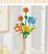 MEIEST Flower Bouquet Building Blocks Set, Mini Bricks Plant Botanical Collection for DIY Artificial Flowers Home