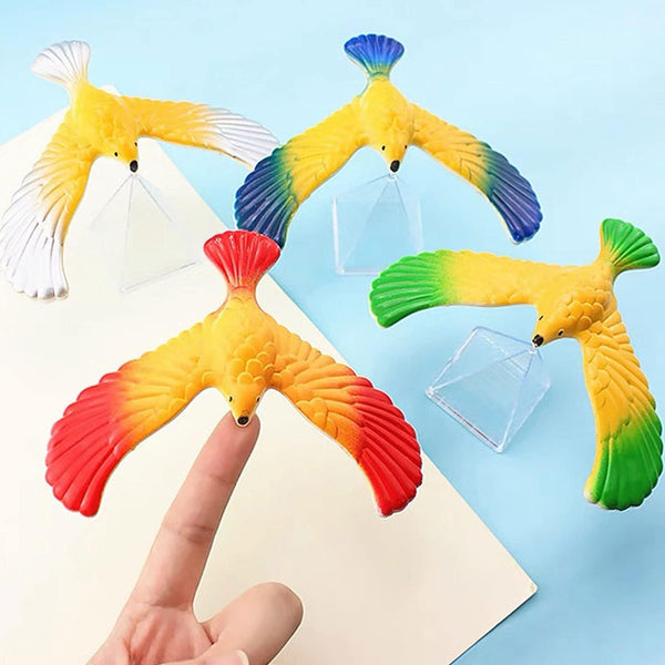 Balancing Eagle Bird Gravity Bird Set - Physical Science Adults Office Novelty Toy for Kids 4pcs