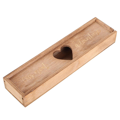 Wooden Pregnancy Announcement Box with Lid Keepsake Case Reveal Storage Brown Pregnancy