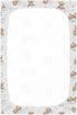 KICPOAY 52 28 Fitted Crib Sheets White Bears with Clouds Stretchy Portable Playard Sheets for Baby Toddler, Breathable