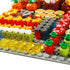 180pcs Food Building Blocks Kitchen Accessories Set, DIY Building Set Compatible with All Major Brands (#B)