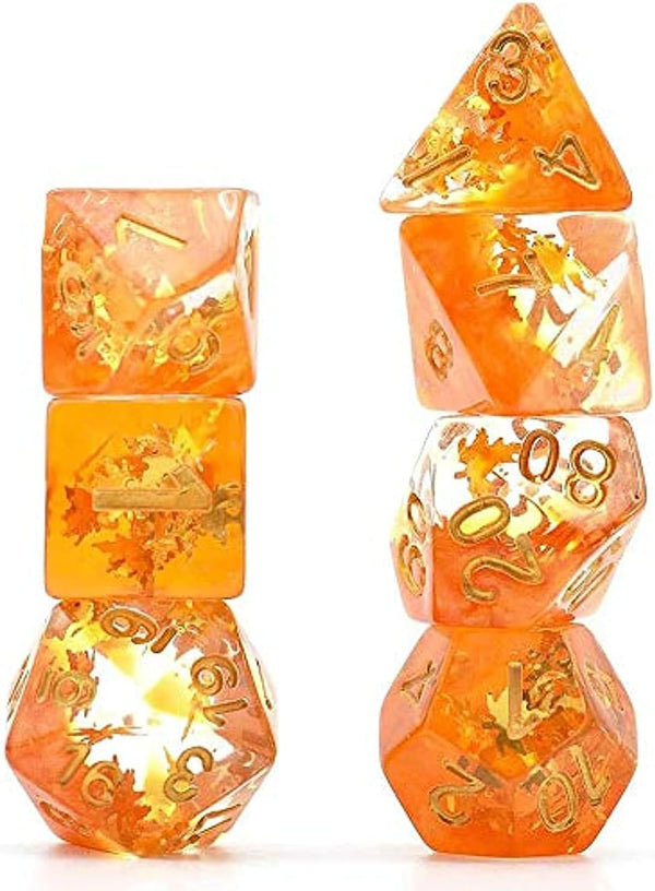 Four Seasons Dice Autumn Dice for Dungeons and Dragons (D&D) Role Playing Game (Fall Dice)