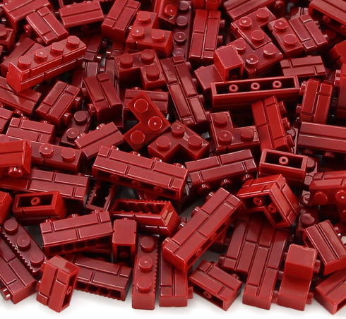 Feleph 260 Pieces Masonry Profile Bricks Building Blocks, Diverse Bulk Toy Set Compatible with Major Brands