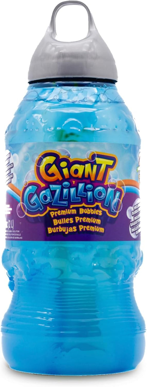 Gazillion 2 Liter Giant Bubble Solution - Create Bigger, Eco-Friendly, Non-Toxic Bubbles with The Special Wand - Ages