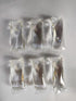 A AXILIXI Chandelier Crystals prisms 6 Pcs K9 Crystal Pendant Replacement for