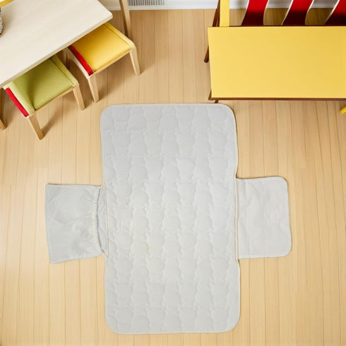 Portable Diaper Changing Pad and Waterproof Folding Mat for Newborns, Reusable Cotton Travel Changing Sheet for Home