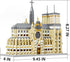 Set, 2908 GOTIMON Micro Mini Notre Dame Cathedral Building Block Famous Architecture, Pieces, Gifts for Kids and Adults