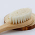 Sxett Infant Hair Brush Portable Wooden Handle Hair Brushes Caps Hair Comb Bath Soothing Brush For Newborns
