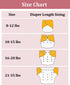 Tummy Pack 13, 6 6 babygoal AWJ Cloth Diapers with Panel of Diaper Cover with Inserts and Wet Dry Bag, Adjustable