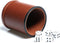 Leather Dice Cup Set - Felt Lining Quiet Shaker with 5 Dot Dices for Farkle Yahtzee Games, Brown