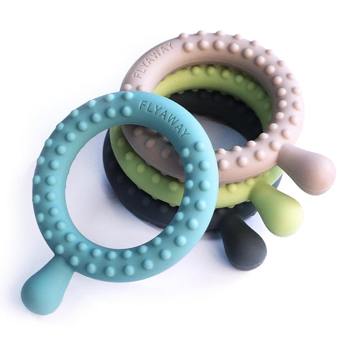 4 Pack Sensory Chew Toys for Autistic Children, Q Shape Teething Toys for Baby, Silicone Necklaces for Kids Adults
