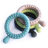4 Pack Sensory Chew Toys for Autistic Children, Q Shape Teething Toys for Baby, Silicone Necklaces for Kids Adults