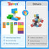 3 4 5 1-10, 3-5 4-8 Magnetic Blocks World Building Blocks Edition, STEM Educational Montessori Sensory Learning