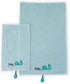 Sangaloz 2 20x31 Inch 12x20 Inch 100% Milk&Moo Kids Washcloths for Bath, Blue Snail Baby Kids Bath Towel, Wash Cloths