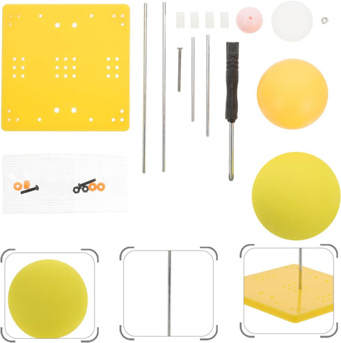 ULTECHNOVO 3sets Science Demo Earth-Moon-Sun Model, Solar Toys for Teaching Earth Development to Kids