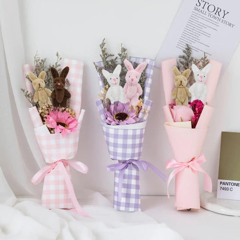 YGbridge 12 3.2 Inch (3.2 Inch) Mini Plush Bunny, Pcs Tiny Stuffed Animals, Easter Bunny Doll, Soft Rabbit for Easter