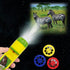 Kids Torch Animal Projector with 3 Discs 24 Images, Small Gifts for Boys Age 3-7, Cool Present for Children