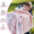 QSTEHEML Flower30*40in) Baby Blankets for Girls,Super Soft Nursery Minky Blanket Unisex, Baby Gifts Double Layer