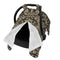 Hcpwzrf Black and Tan Damask Pattern Baby Car Seat Cover & Nursing Cover