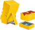 Gamegenic Galápagos Jogos Stronghold 200+ Convertible Deck Box - Double-Sleeved Card Storage, Yellow Color, Holds 200