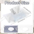 Bremorou 2 Pack Reusable Wipes Pouch Portable Refillable Wipe Container, Waterproof and Dustproof Travel Wipes Case