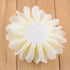 Fodattm 30PCS Women 30 Solid Colours 4" Chiffon Fabric Flowers for DIY Flower Headbands and Decorative Wedding Flowers