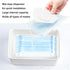 QBXMY7 2Pcs Diaper Wipes Dispenser, Refillable Wipe Container, Wipe Container with Sealing Design Lid, Keep Wipes