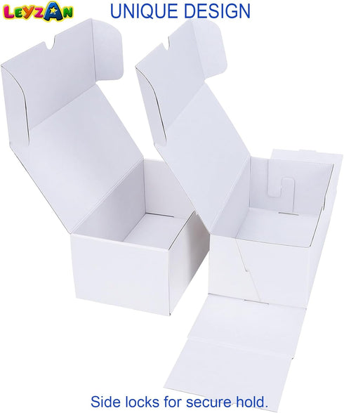 Trading-Card Storage Box, 4-Pack • 400 Count Corrugated Cardboard Storage Box with Dividers & Labels for TCG/Magic/Mtg
