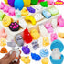 Kiddokids 50 Easter Eggs Prefilled Mochi Squishy, Stress Relief Squishies Toys for Easter Theme Party Favor, Easter