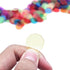 1000 Pcs of 3/4 inch Transparent Bingo Counting Chips, 8 Color Plastic Markers for Bingo Games, Math Counters
