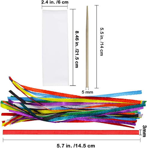 Supla 36 Sets Magic Scratch Rainbow Bookmarks Making Kit, DIY Bookmarks Bulk with Scratching Tools