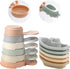 KODGEUSM Bath Toys Floating Boats Train with Bathing Spoon,11 Pcs Water Table Toys
