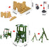 250PCS Army Men Military Set, 3 Otters Action Figures and Accessories, World War II Army Men Toys for Boys