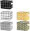 Mini Storage Basket Pack of 5 - Blend Storage Bins for Makeup, Book, Baby Toy, Home Decor Organizers
