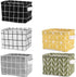 Mini Storage Basket Pack of 5 - Blend Storage Bins for Makeup, Book, Baby Toy, Home Decor Organizers