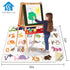 51" Splat Mat for Under High Chair, SI Anti-Slip Waterproof Multipurpose Splash Mat, Washable High Chair Mat Floor