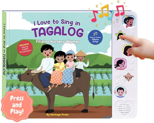 I Love to Sing in Tagalog: Nursery Rhymes, Press and Play Interactive