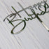 Happy Birthday Cake Topper, Mirror Silver Acrylic for Birthday Party Decorations