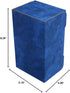 Gamegenic Stronghold 200+ XL Convertible Deck Box - Double-Sleeved Card Storage with Accessories Drawer, Blue/Orange