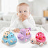 Baby Girl Toy Cars, Pink Push and Go Trucks Rattles for Infant Toddler Girls, Soft Rattle Car Gifts