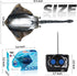 Summer 8-12 Pool Toys Remote Control Stingray Diving into Water High Simulation Robot Manta ray Lights Rechargeable