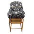 2-in-1 Shopping Cart Cover for Baby, Toddler High Chair Cover, Star Print