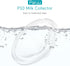 P10 28mm, 1 Pack Paruu Flange Insert Original Breast Pump Parts, Wearable Breast Pump Replacement Accessories