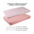 Pack 3 Pack Onacosht n Play Sheets Fitted for Baby Girl, Stretchy Jersey Knitted Portable Mini Crib Sheets Playard